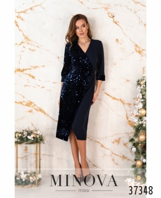 Платье №1152Н-синий_minova_5