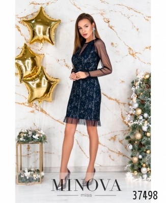 Сукня №1155Н-синій_minova_5