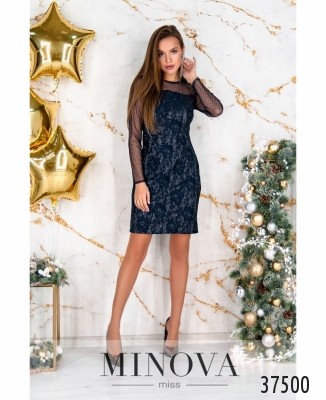 Сукня №1156-синій_minova_5