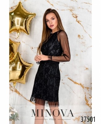 Сукня №1156-чорний_minova_5