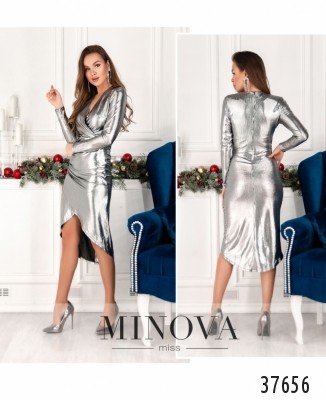Платье №2158-серебро_minova_7