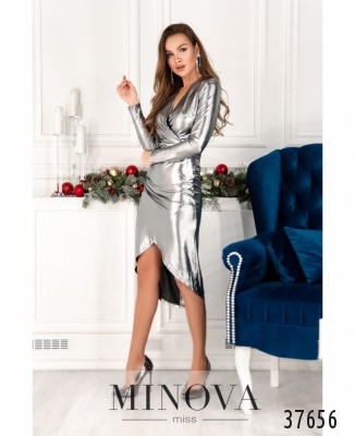 Платье №2158-серебро_minova_5