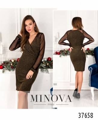 Сукня №2157-золото_minova_7
