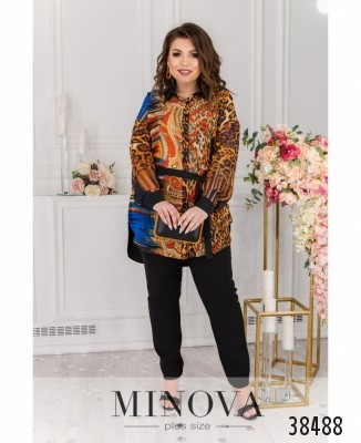 Сорочка №158-чорний_minova_5