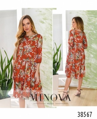 Сукня №8614Н-цегляний_minova_7