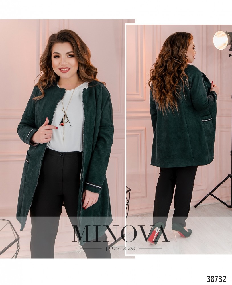 Куртка №498-зелений_minova_4