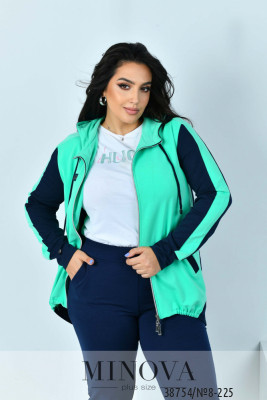 Спортивний костюм №8-225-ментол-синій_minova_6