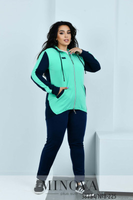 Спортивний костюм №8-225-ментол-синій_minova_5