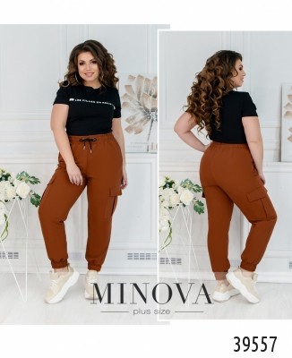 Брюки №3022Б-гірчичний_minova_7