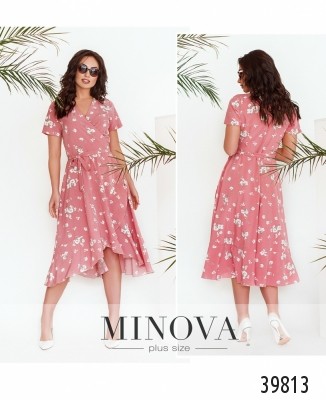 Cукня №3152B-рожевий_minova_7