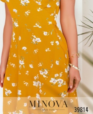 Cукня №3152B-гірчиця_minova_6