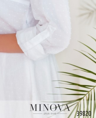 Cукня №3151B-білий_minova_6