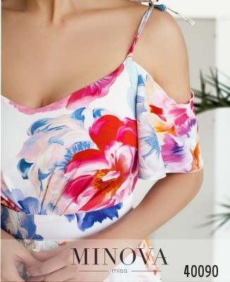 Сукня №3145-білий-з-квітками_minova_6