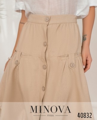 Спідниця №2017-бежевий_minova_6