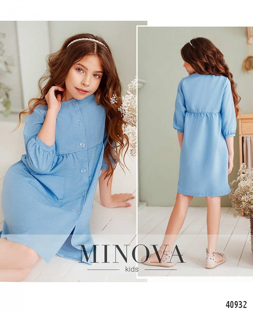 Сукня №878Д-блакитний_minova_3
