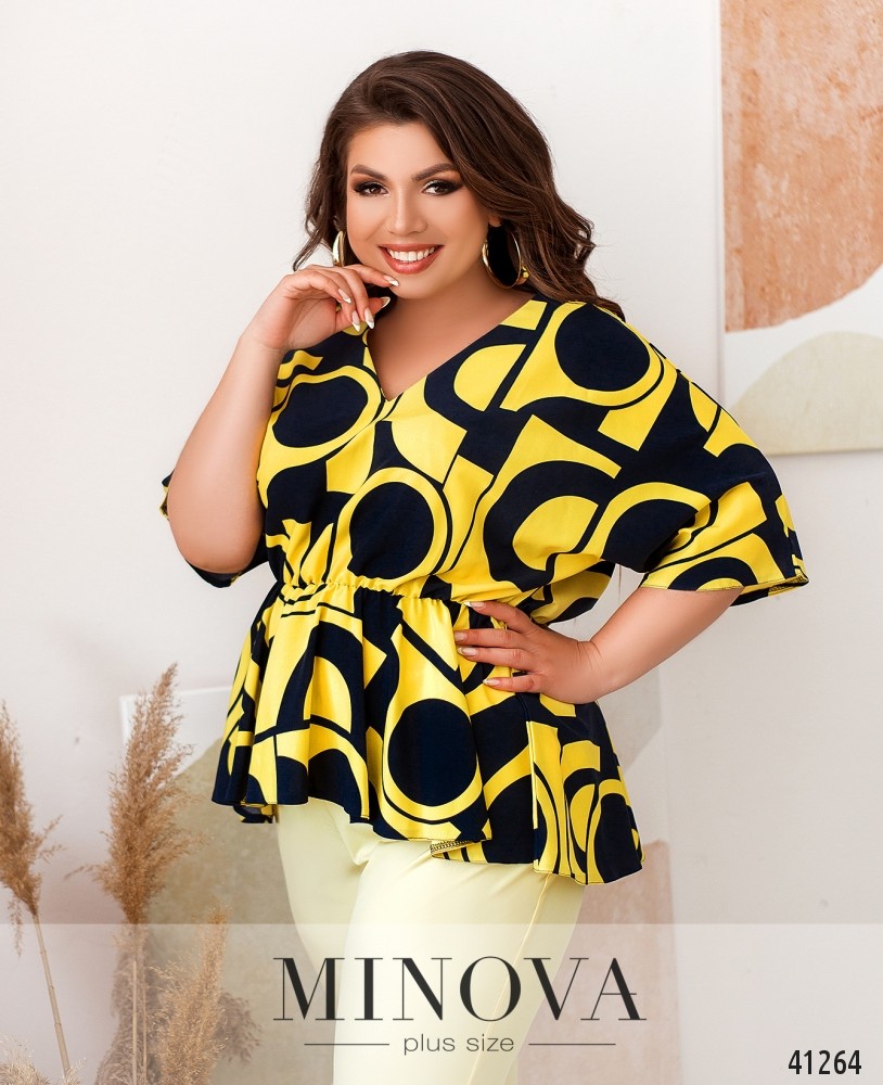 Блуза №29-жовтий_minova_2