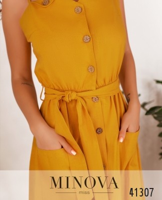 Сукня №2008-гірчичний_minova_6