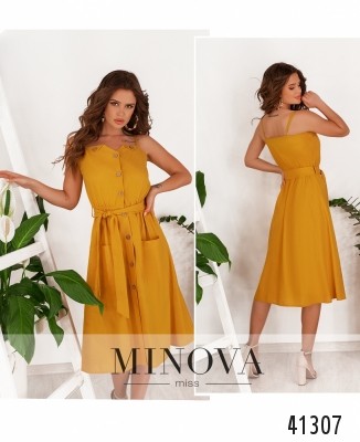 Сукня №2008-гірчичний_minova_7