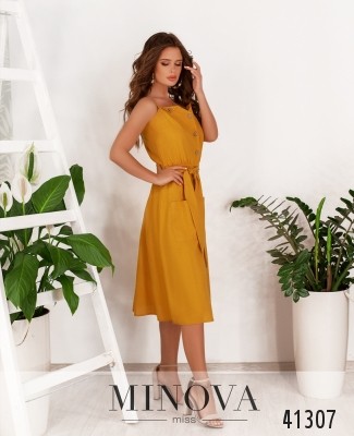 Сукня №2008-гірчичний_minova_5