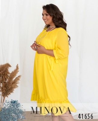 Cукня №0147-жовтий_minova_5