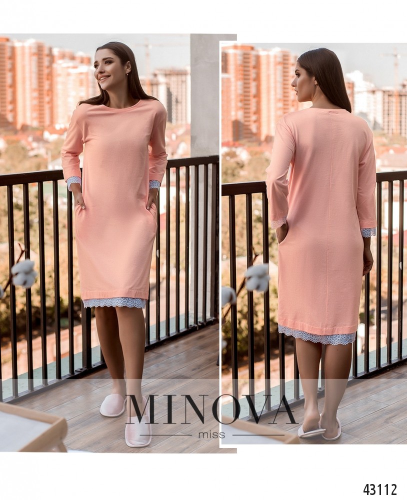 Домашня сукня №2090-рожевий_minova_4