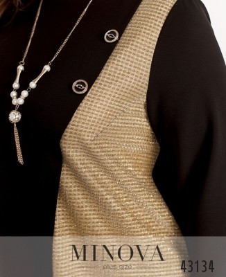 Cукня №2002Б-чорний-золото_minova_6