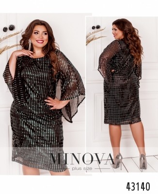 Cукня №2088Б-чорний-срібло_minova_7