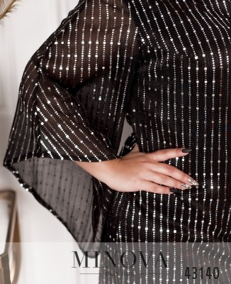 Cукня №2088Б-чорний-срібло_minova_6