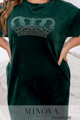 Домашня сукня  №2202-зелений_minova_6