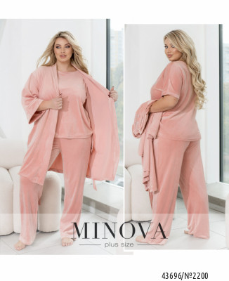 Домашний костюм 3-ка №2200-фреза_minova_7