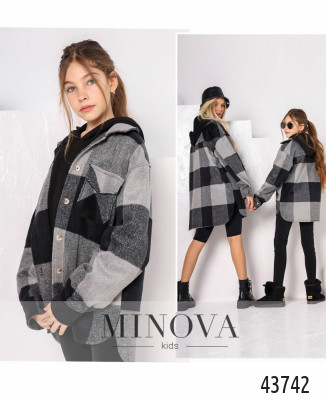 Кардиган-пальто №534Д-черный_minova_7