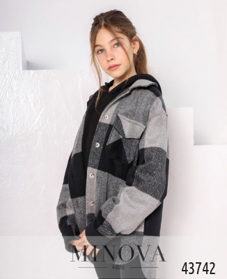 Кардиган-пальто №534Д-черный_minova_5