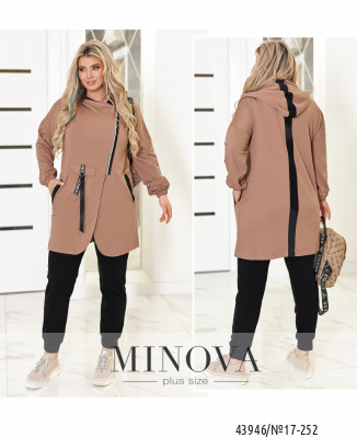 Спортивний костюм №17-252-чорний-пудра_minova_7