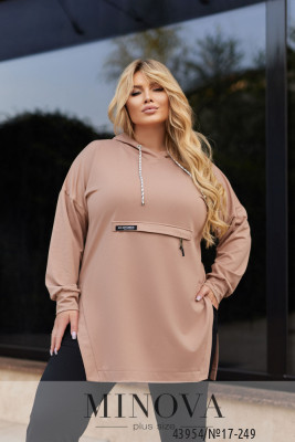 Спортивний костюм №17-249-пудра-чорний_minova_5