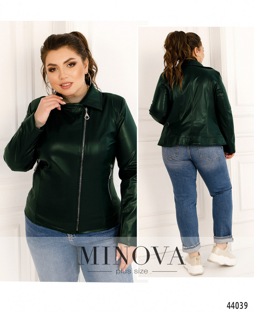 Куртка №975-темно-зелений_minova_4