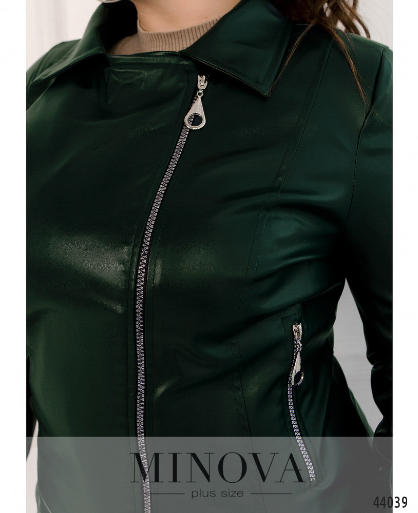 Куртка №975-темно-зелений_minova_3