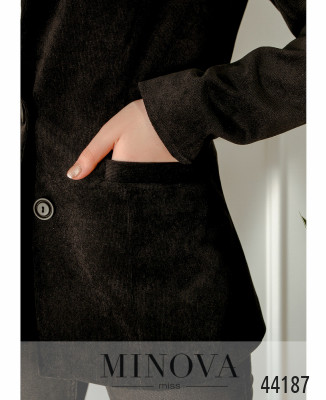 Піджак №2154-чорний-вельвет_minova_6
