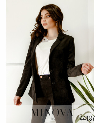 Піджак №2154-чорний-вельвет_minova_5