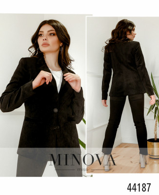Піджак №2154-чорний-вельвет_minova_7