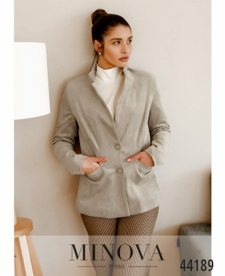 Піджак №2154-бежевий-вельвет_minova_5