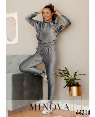 Спортивний костюм №2161-сірий_minova_5