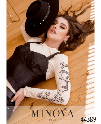 Майка №2043-черный