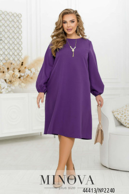 Платье №2240-фиолетовый