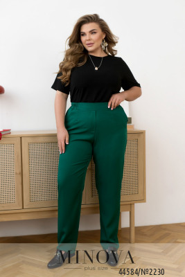 Брюки №2230-темно-зелений_minova_5