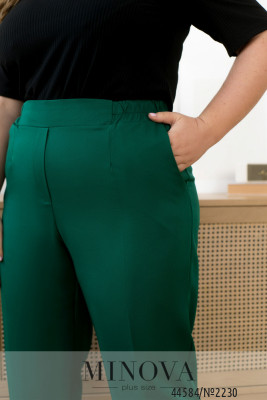 Брюки №2230-темно-зелений_minova_6