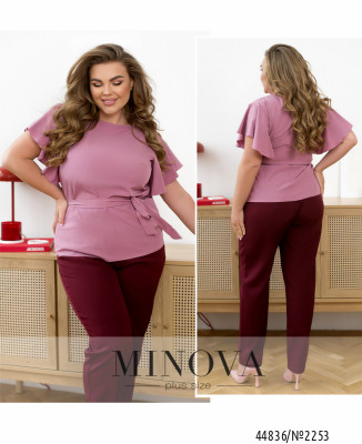 Блуза №2253-пудра_minova_7