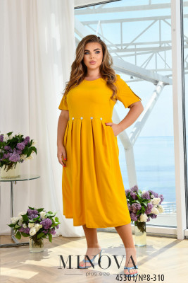 Сукня №8-310-гірчиця_minova_6