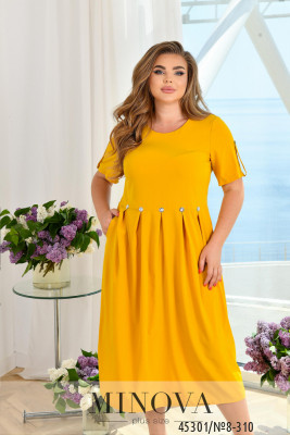 Сукня №8-310-гірчиця_minova_5