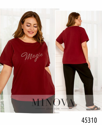 Футболка №2274-бордо_minova_7
