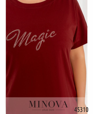 Футболка №2274-бордо_minova_6